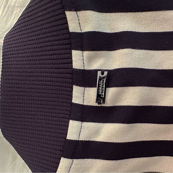 NWOT like new condition Armani exchange striped bomber jacket - Picture 14 of 16